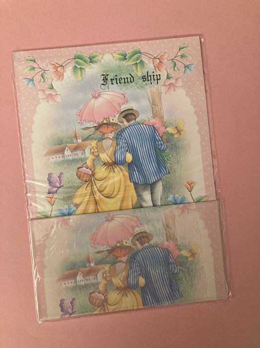Conjuntos Papéis de Carta Perfumados Anos 80 muito bonitos