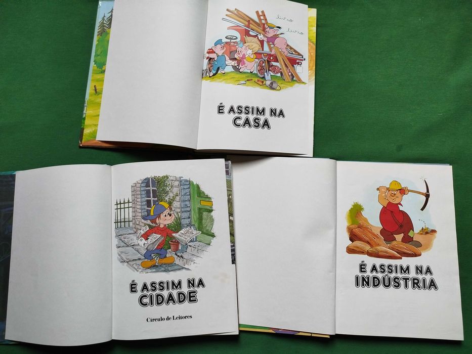 Álbuns Disney Coleção É Assim Na... (Círculo de Leitores 1982)