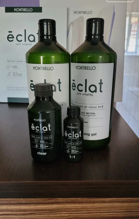 Eclat Paleta +2 duże żele +clear+farba