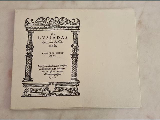 Conjunto de ilustrações, representação dos Lusiadas