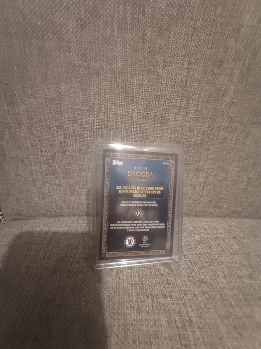 Topps match attax 2025/2026 extra ucl decades relic didier drogba