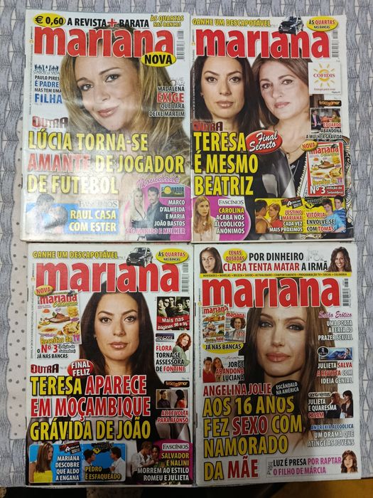 28 revistas  'ANA'  e  'MARIANA'