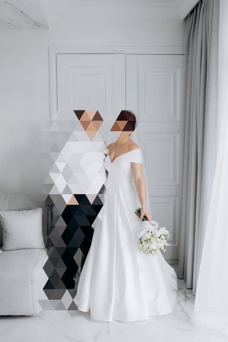 Весільня сукня білого кольору