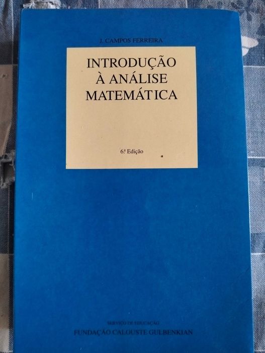 Livro de estudo sobre "Análise Matemática"