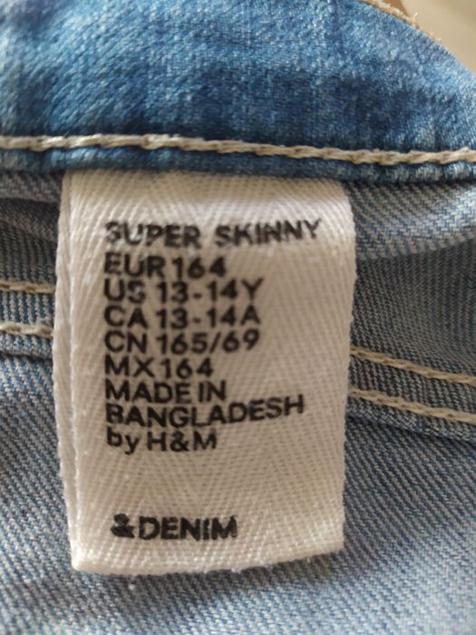 Jeansy dziewczęce 164 cm