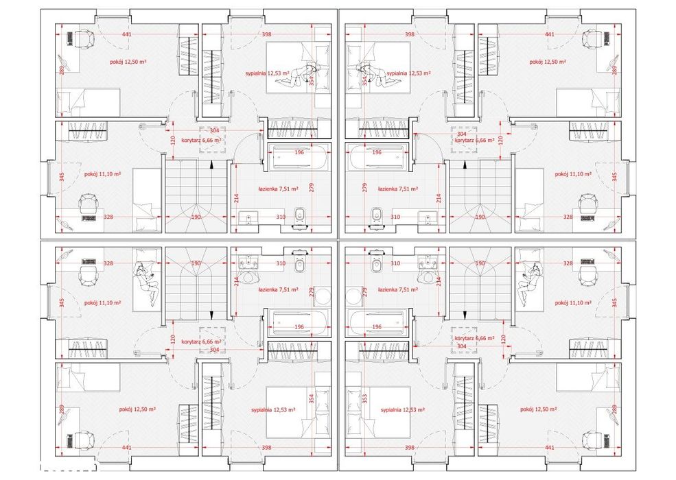 Nowe osiedle domów LIPKA 2.0. Różne domy - metraż o 92-137m2