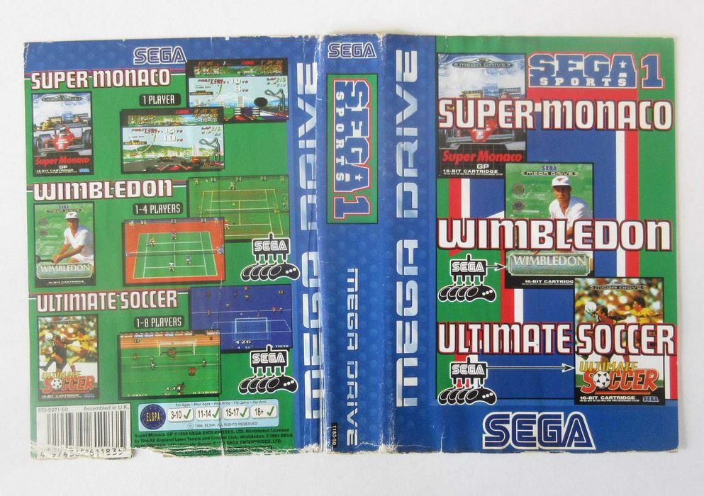 MEGA DRIVE - Capas De Vários Jogos