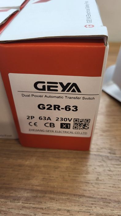 автоматичний перемикач введення резерву (АВР) GEYA G2R-63