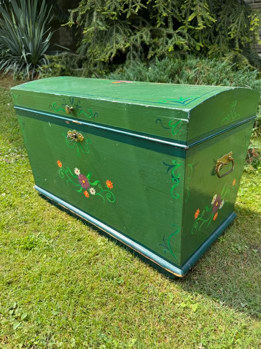 Skrzynia/kufer,ręcznie malowany