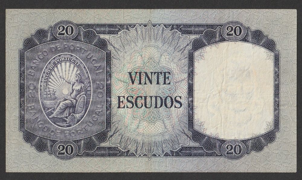 Portugalia 20 escudos 1960 - de Menezes - stan 2