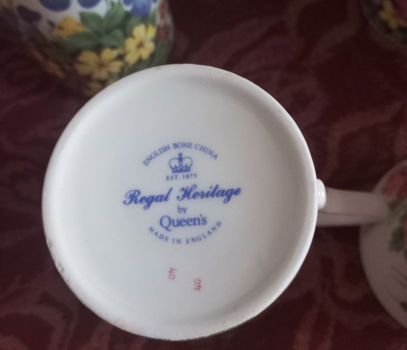 Чашки Англия фарфор