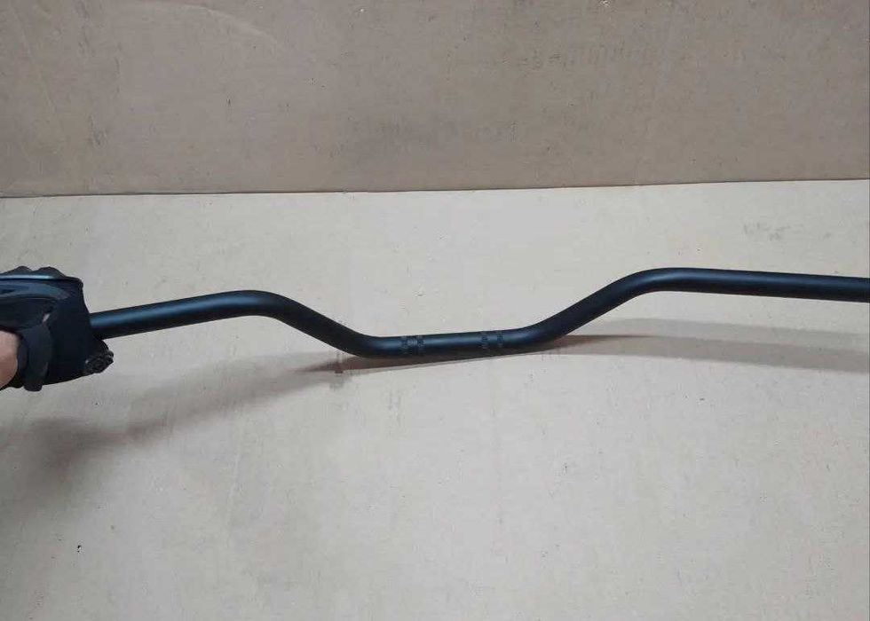 Кермо мото L-775mm, d-22mm універсальний сталевий чорний