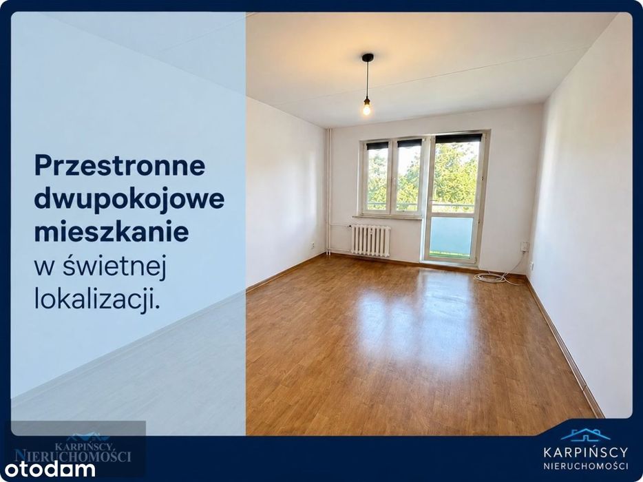 Przestronne 2-pok. mieszkanie z balkonem