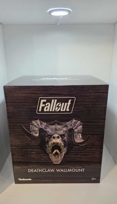 Fallout Deathclaw Wall Mount Bethesda Oryginał Komplet Box