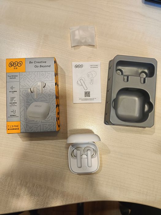 QCY T13 ANC черные белые Беспроводные наушники Xiaomi QCY T13 ANC: 900 ...