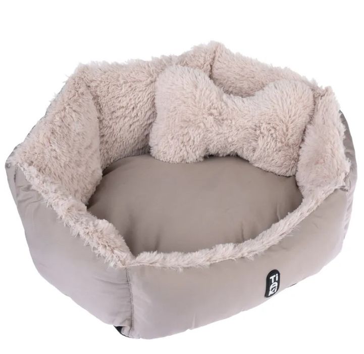 TIAKI Przytulne legowisko Fluffy Bone M