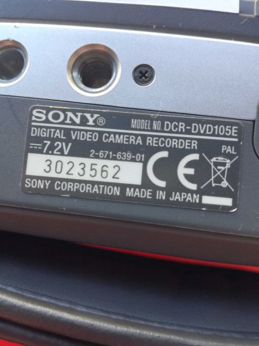 For Sale: Digital Video Camera, DCR-DVD 105E, Like New!64584622379778122