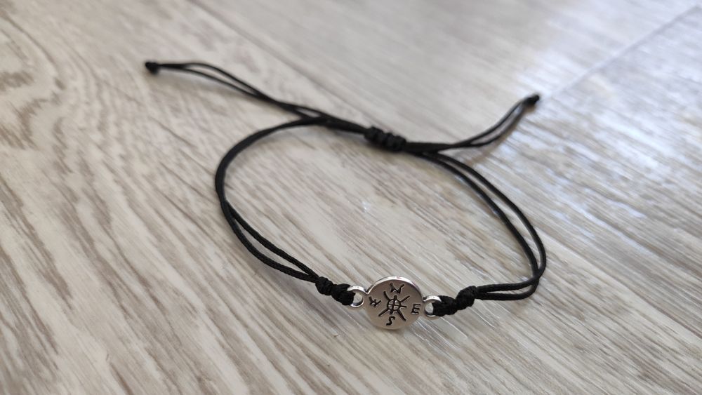 Bransoletka róża wiatrów (kompas)