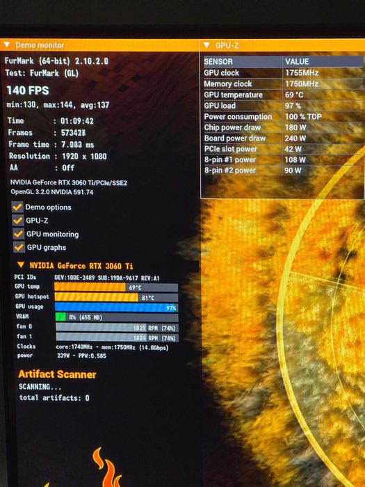 Zotac RTX 3060 Ti AMP White Edition 8GB