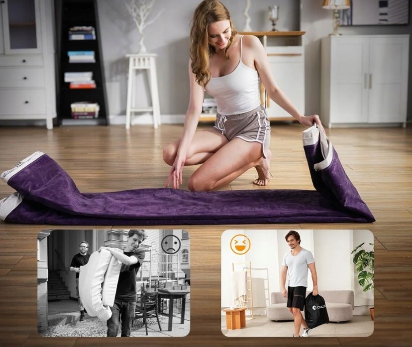 Materac Dmuchany Chillsun 2 Osobowy Materac Dmuchany 203 X 152 X 40Cm