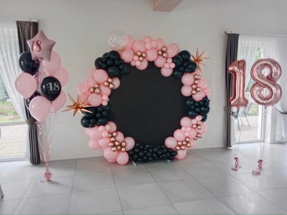 Dekoracje balonowe, ścianki, balony na hel - komunie, wesela, urodziny