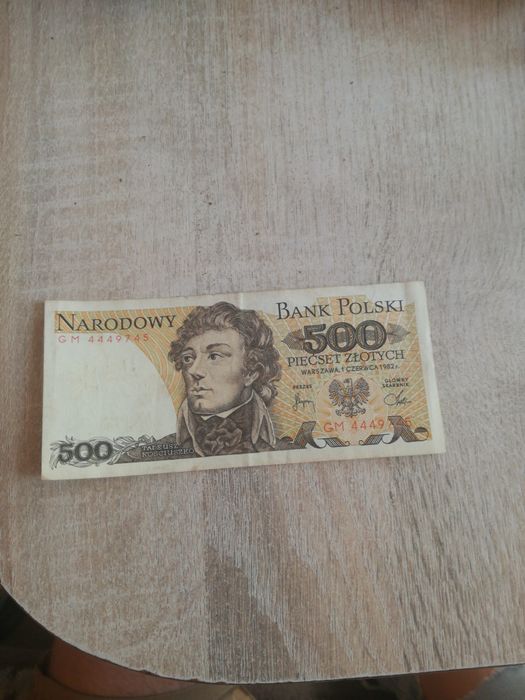 Banknot 500 zlotych