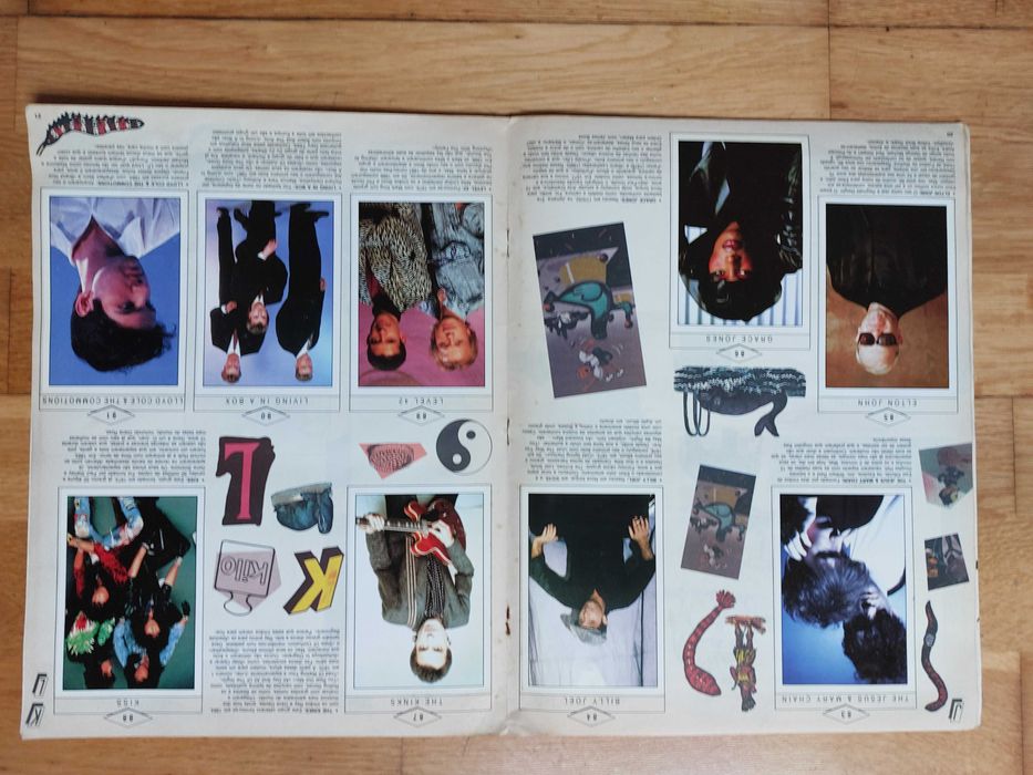 Caderneta de cromos "Panini Pop Star 1989" - Completa