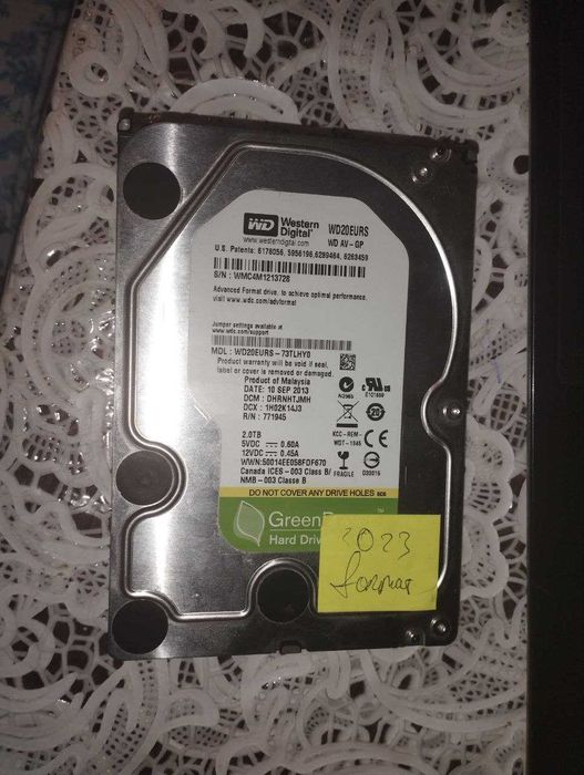 Продам Жорсткий диск HDD WD Black 2TB / 3.5" SATA / без bad sector / Windows 11