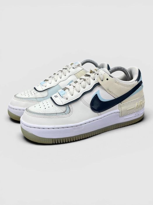 Buty Sportowe Nike Air Force 1 Low Shadow Kremowy Turkus Rozmiar 38