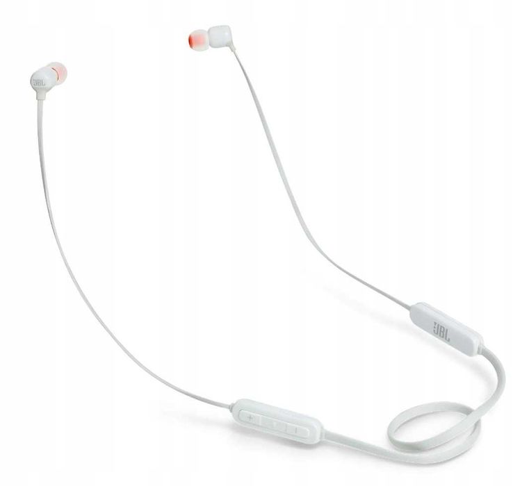 Słuchawki bezprzewodowe JBL T110BT białe