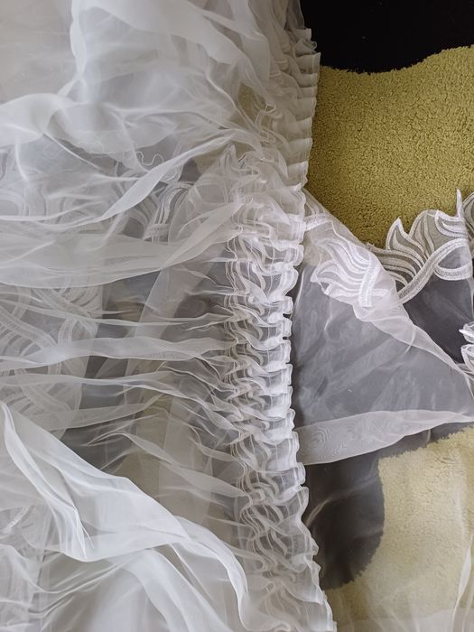 Шикарная тюль,уже готовые