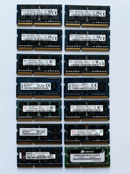 Оперативна пам'ять Samsung DDR3L 8GB 1600MHz (M471B1G73EB0-YK0) для ноутбука