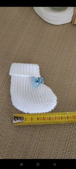 Zestaw do chrztu, sukienka, napis "Chrzest Święty", ocieplane buciki,