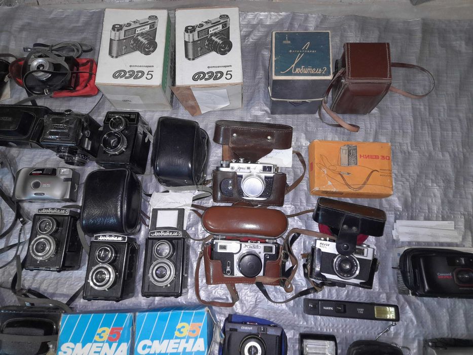 Лот фототехніки радянської та зарубіжної, 1950-2000 р.р.