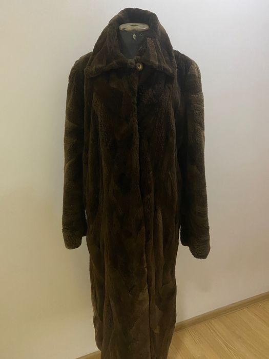 Шуба натуральна стриженого бобра