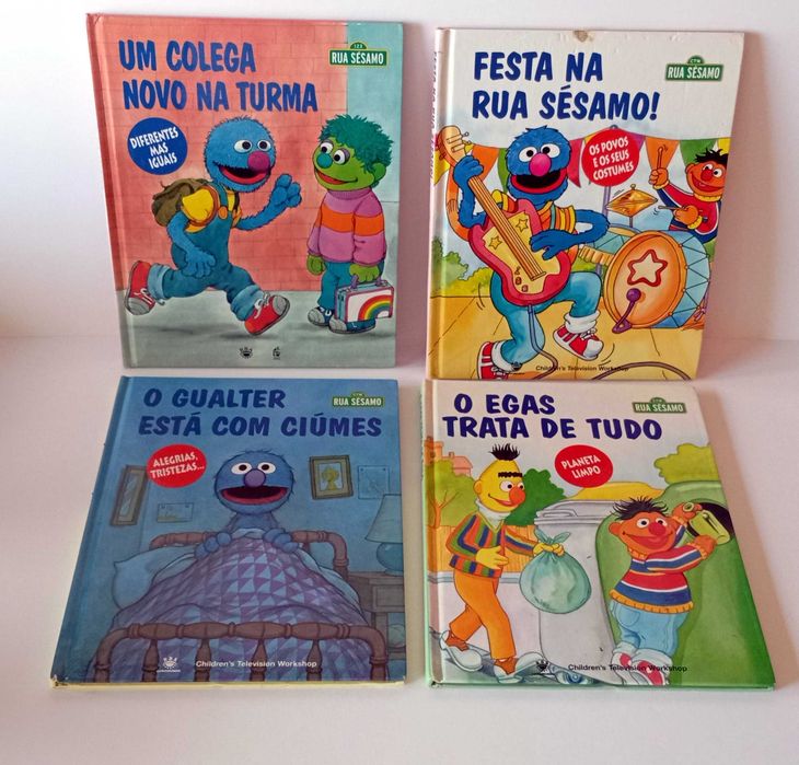 Livros da Coleção da Rua Sésamo (mais nas restantes fotos)