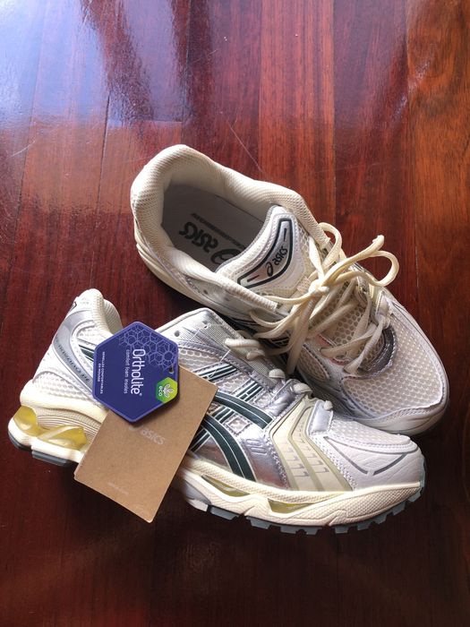 Asics Gel Kaiano 14 Branco/Verde 42 Novos