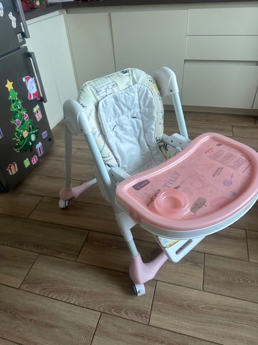 Стільчик для годування BABY TILLY Bistro T-641/2 Rose