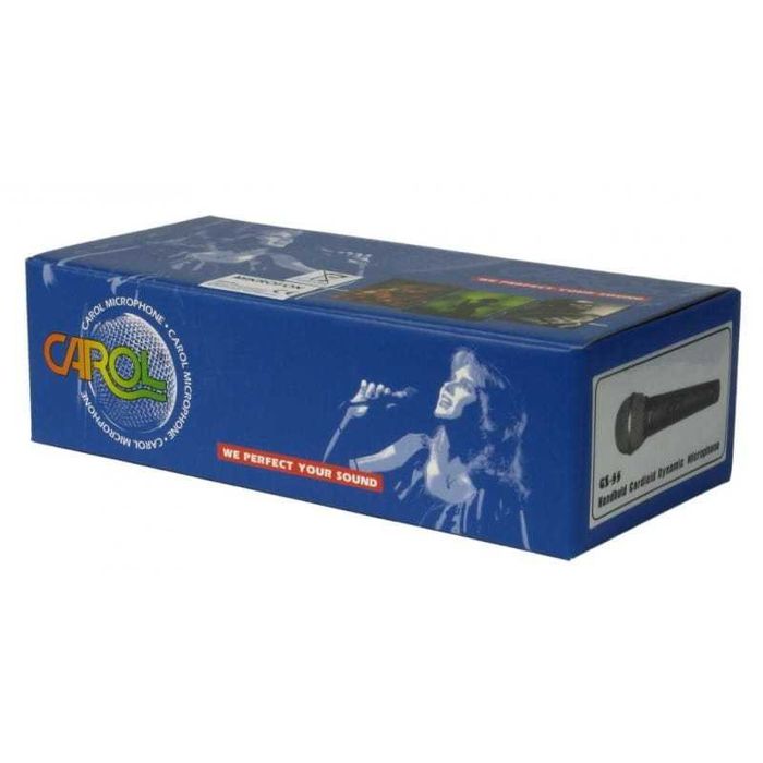 Mikrofon dynamiczny CAROL GS-36 do śpiewu, przemówień i karaoke / NOWY
