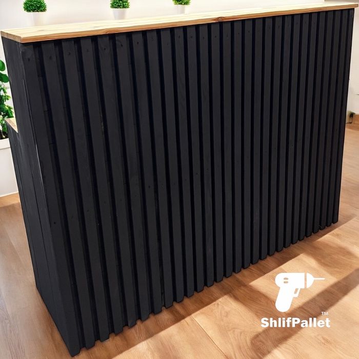 Барная стойка / ресепшн /стол из дерева в стиле лофт