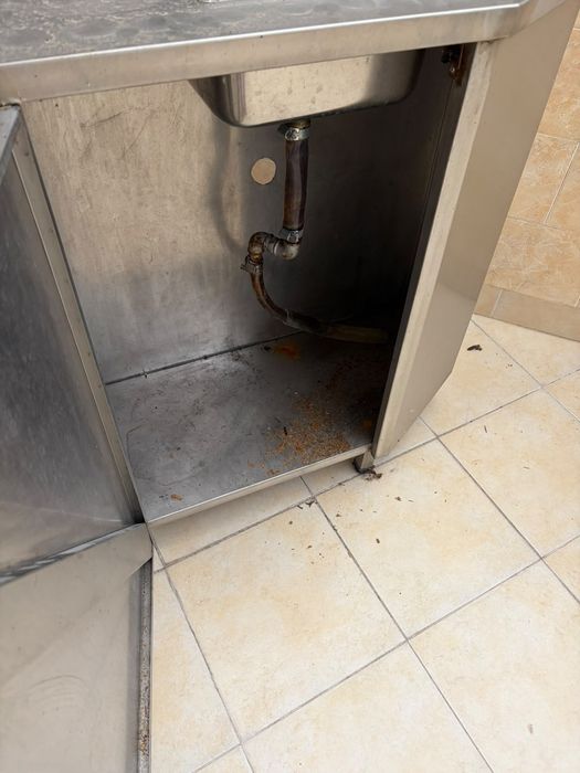 Bancada / Móvel de Canto em Inox (Ideal para Churrasqueira / garagem)