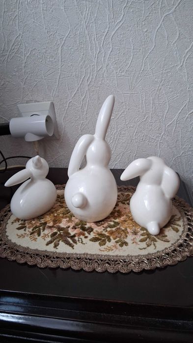 porcelanowe zajączki