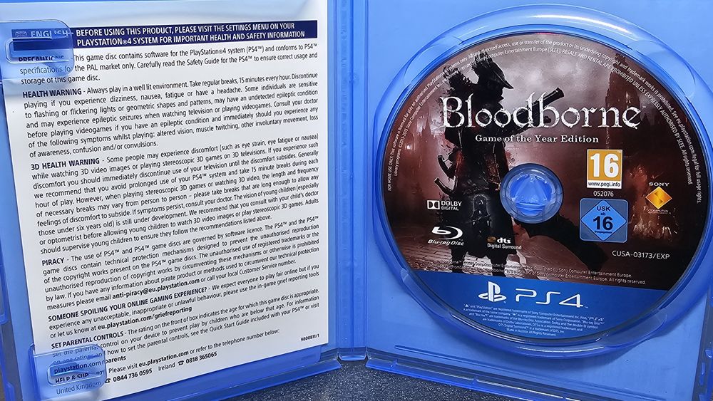 Bloodborne Game of the Year Edition GOTY Blood Borne PS4 PlayStation 4 Dark Souls