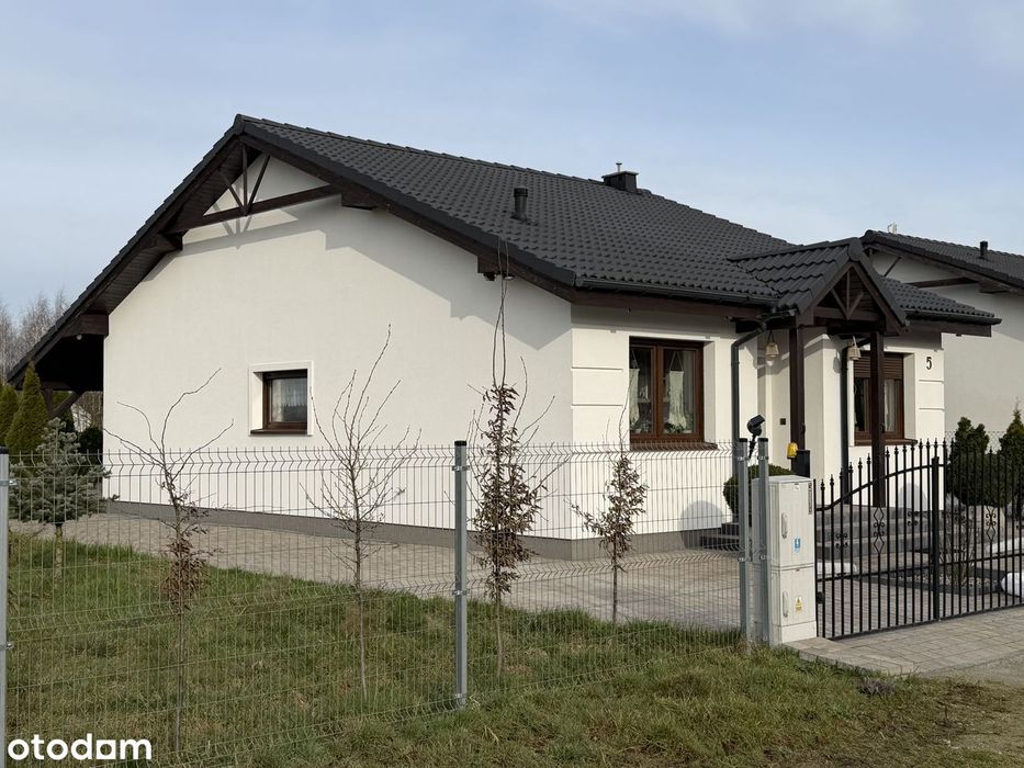 Dom wolnostojący parterowy Kleszczewo -pompa ciepła