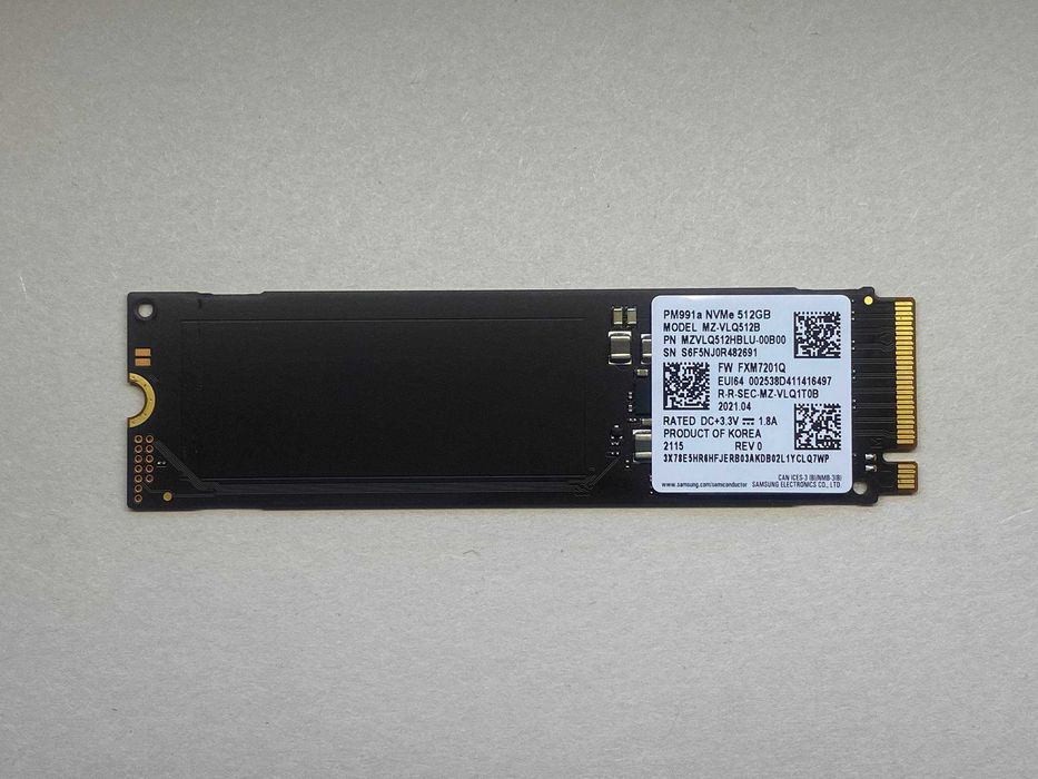 【のり塩ななこ】Samsung PM991 NVMe 512GB SSD samsung pm991 - купить комплектующие для ПК - Цена на OLX.ua