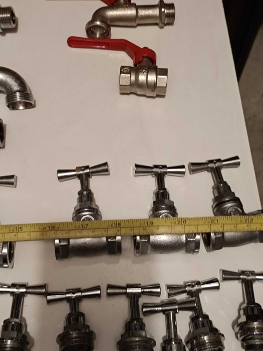 Conjunto de Torneiras tubos adaptadores