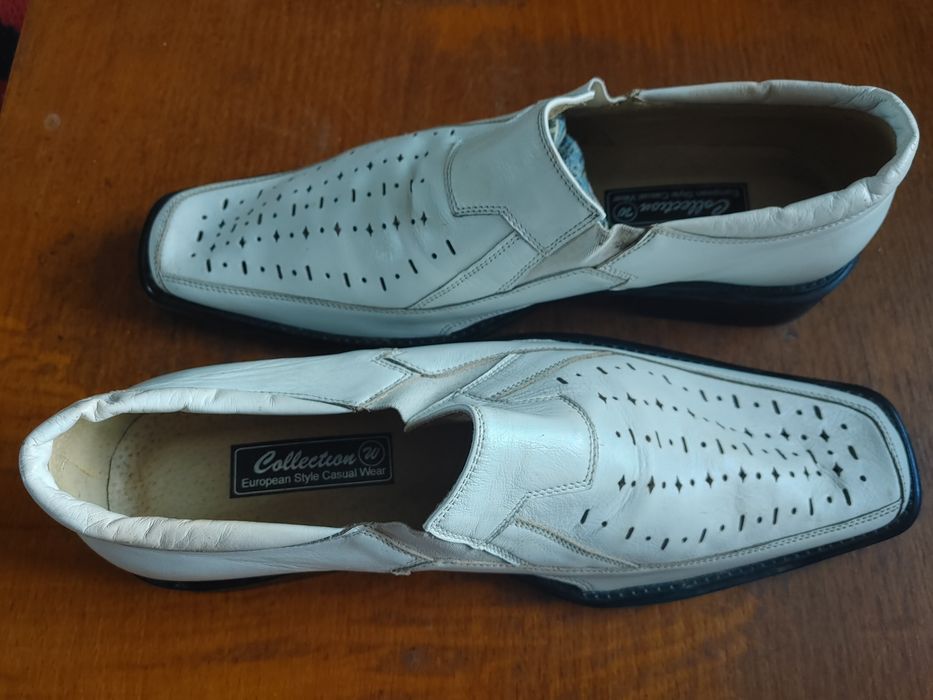 Туфлі літні шкіряні