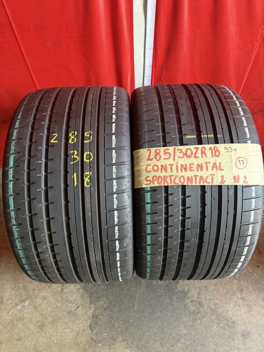 Pneus 285/30/18 Continental Impecaveis