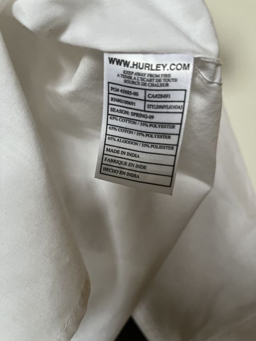 Koszula męska Hurley biała L