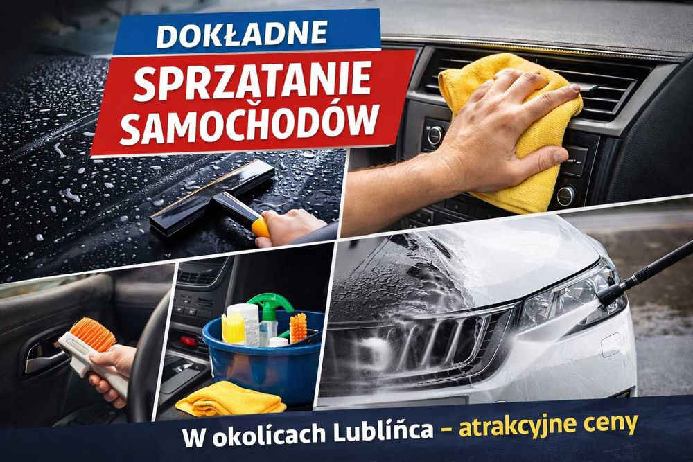 Sprzątanie samochodów – tanio i dokładnie